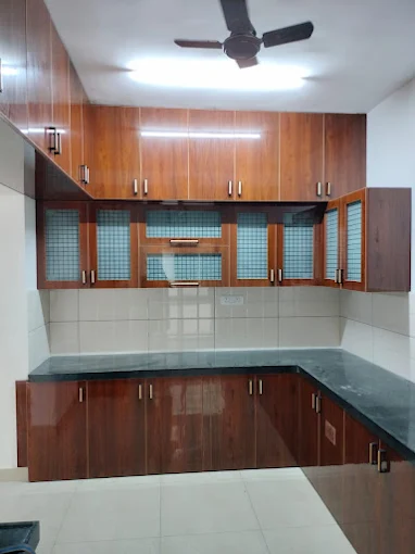 Modular kitchen interior designed by House Decors in Chennai