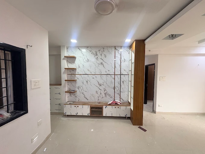 Living room interior designed by House Decors in Chennai