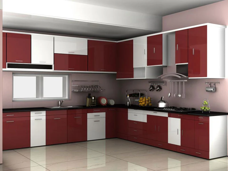 Kitchen interior designed and built by House Decors in Chennai