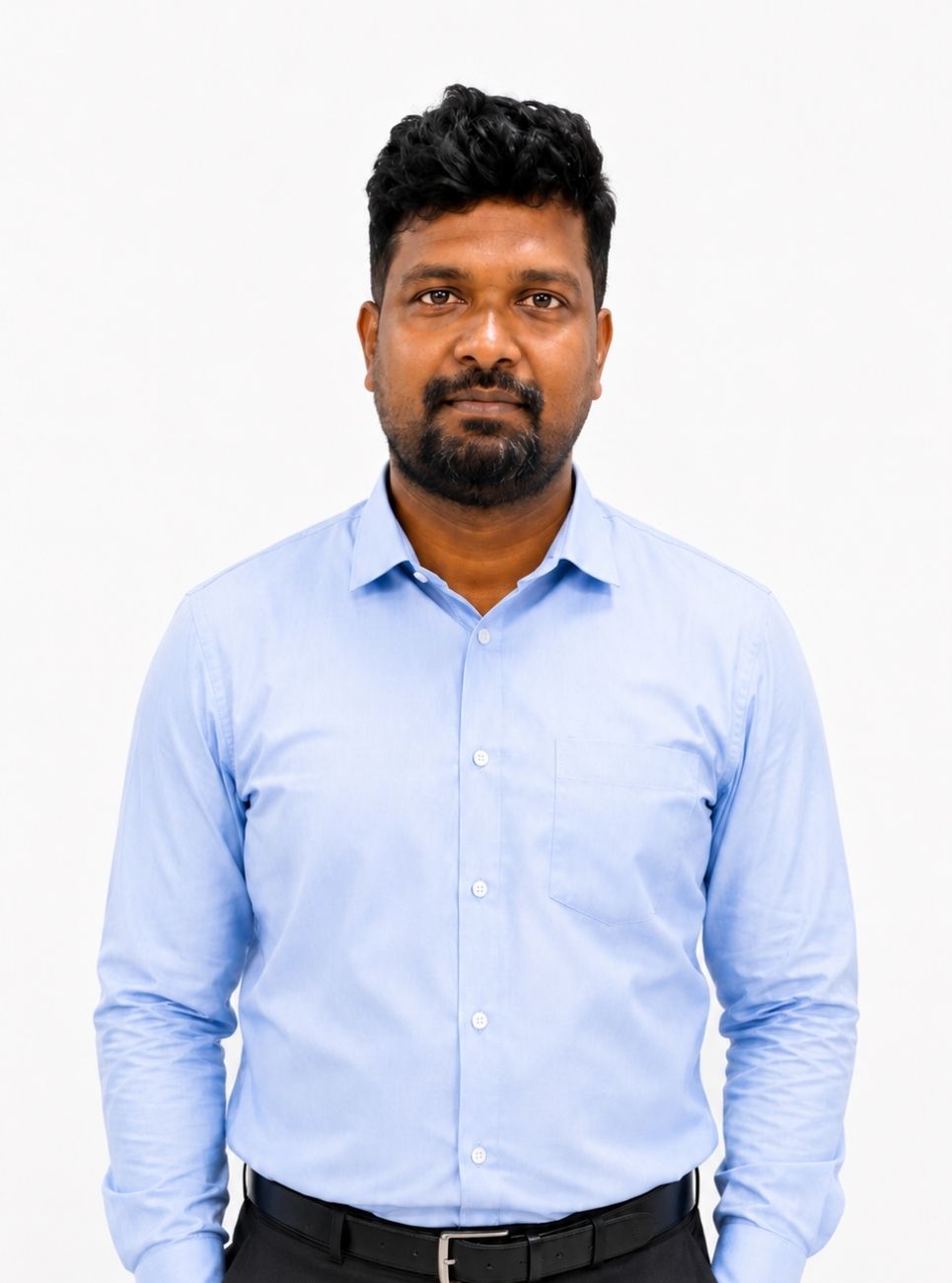 M. Gangadharan, Project Coordinator at House Decors interior design company in Chennai