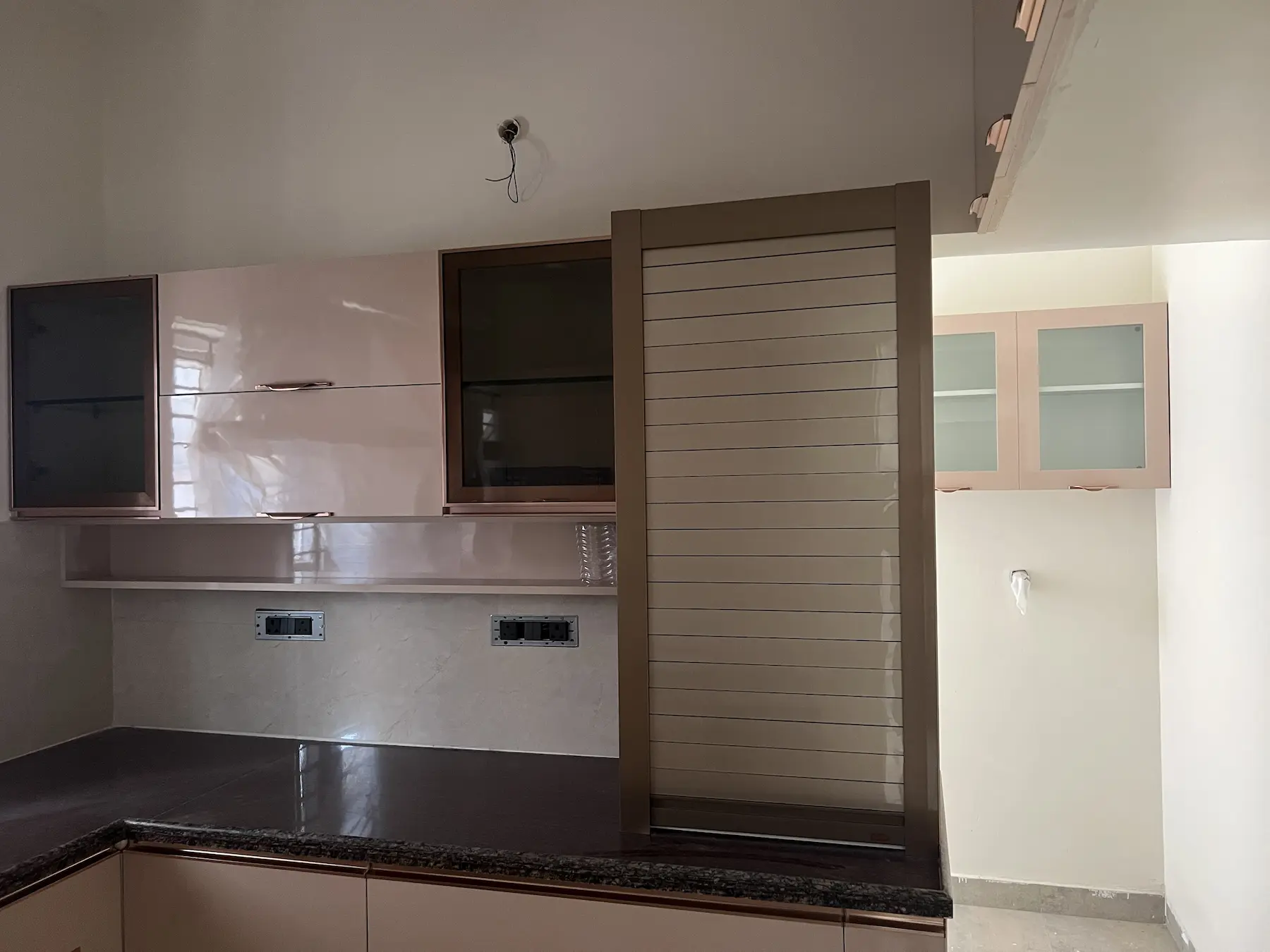 Kitchen storage and cabinetry completed by House Decors in Chennai